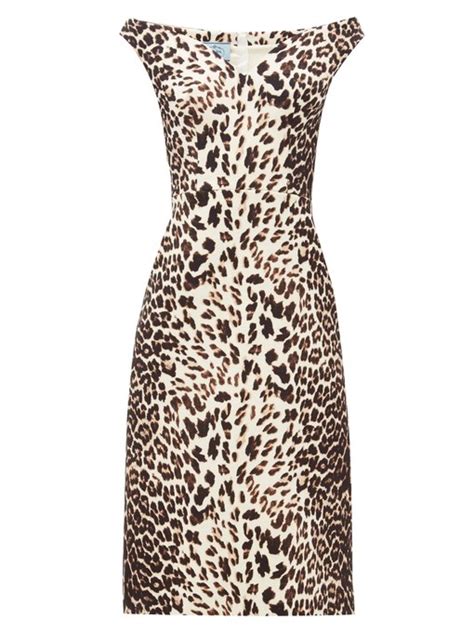 prada leopard dress|prada clothing line.